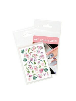 NAILCRUST 5D #16 Tropics & Peonies