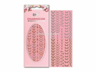 Charmicon 3D Silicone Stickers Lunula MIX  #5 Gold/Silver