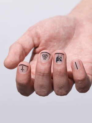 Charmicon 3D Silicone Stickers #182 Gothic