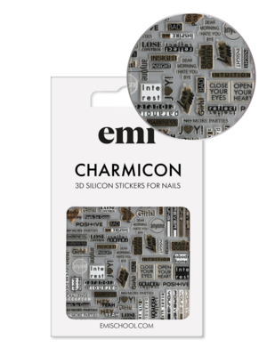 Charmicon 3D Silicone Stickers #196 Joy