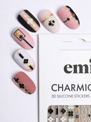 Charmicon 3D Silicone Stickers #185 Quatrefoil