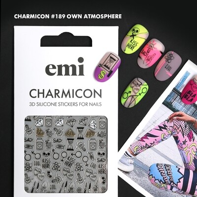 Charmicon 3D Silicone Stickers #189 Оwn Atmosphere