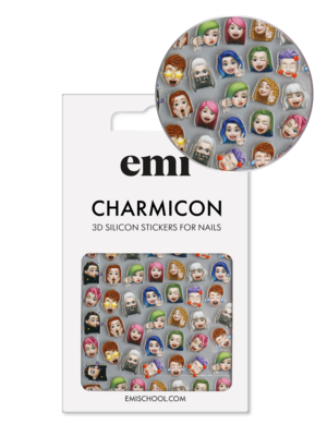 Charmicon 3D Silicone Stickers No. 203 Emoji