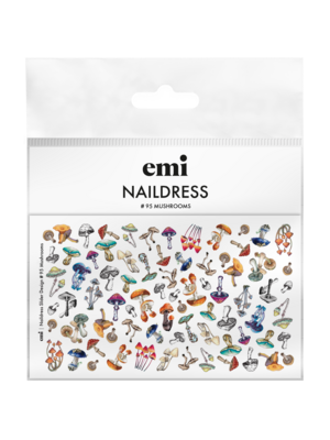 Naildress Slider Design #95 Mushrooms