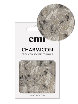 Charmicon 3D Silicone Stickers #229 Love letters