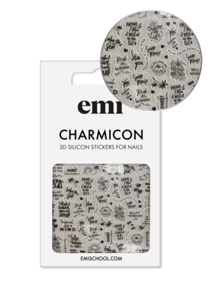 Charmicon 3D Silicone Stickers #234 Summer Day