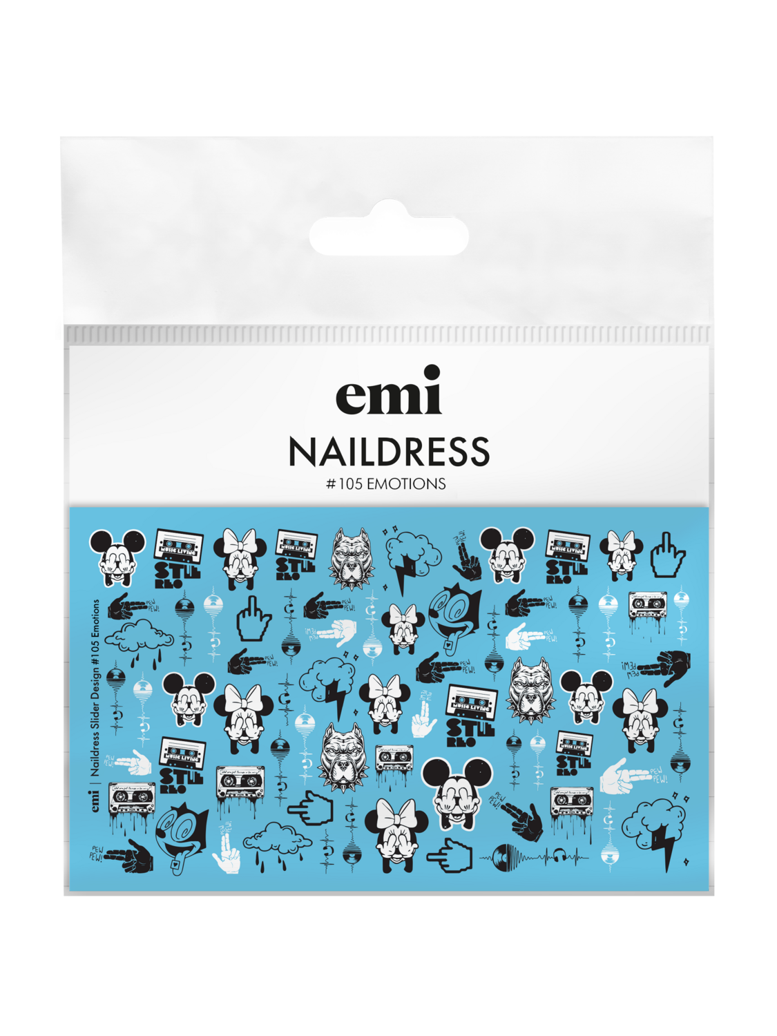 Naildress Slider Design #105 Emotions