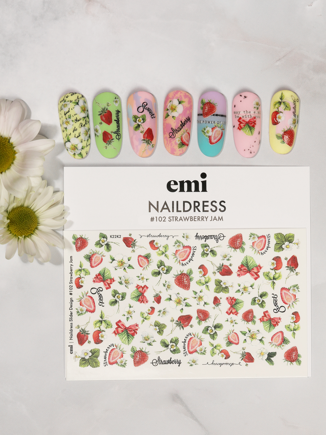 Naildress Slider Design #102 Strawberry Jam