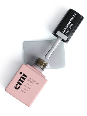 Base gel de color de alta adherencia para una manicura súper rápida, color gris