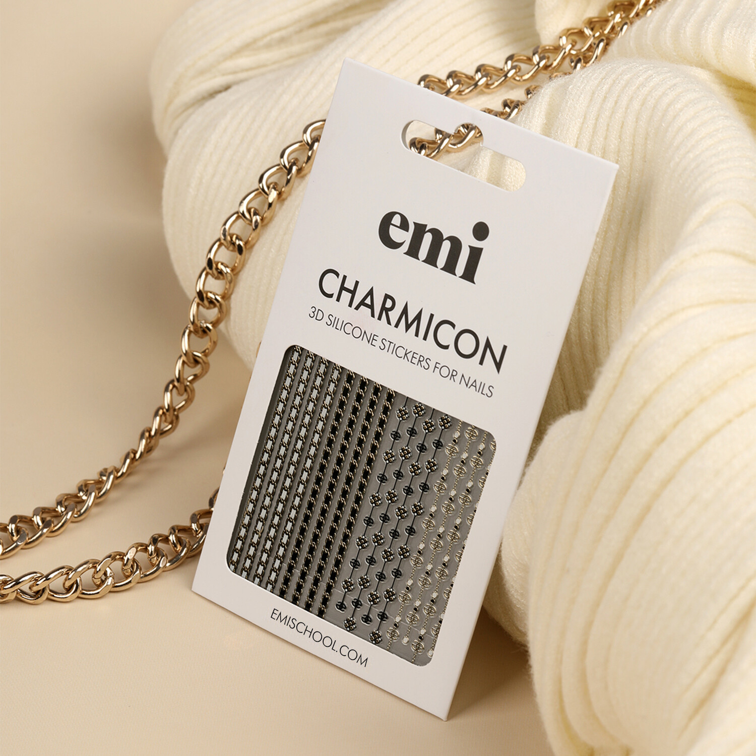 Charmicon 3D Silicone Stickers #236 Fashion chains