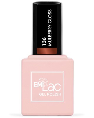 E.MiLac MG Mulberry Gloss #136, 9 ml.