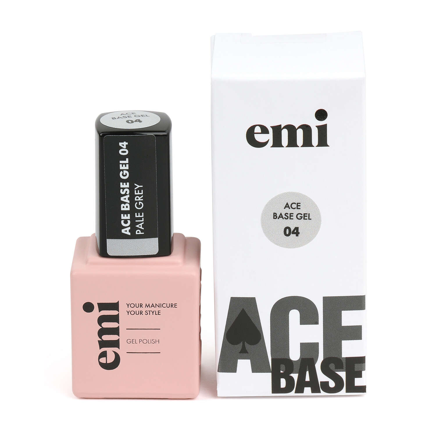 Base gel de color de alta adherencia para una manicura súper rápida, color gris