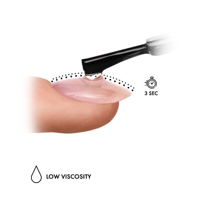 E.MiLac Base Gel for Pedicure, 9 ml.