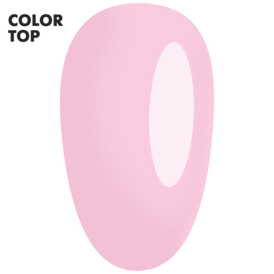 Top  2 en 1: color y top, color para la manicura francesa tono rosa