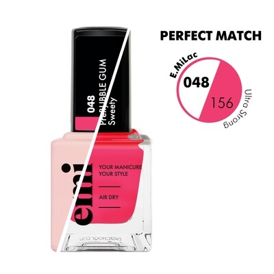 Combinación perfecta Gel Polish &amp; Nail Polish, color rosa neón