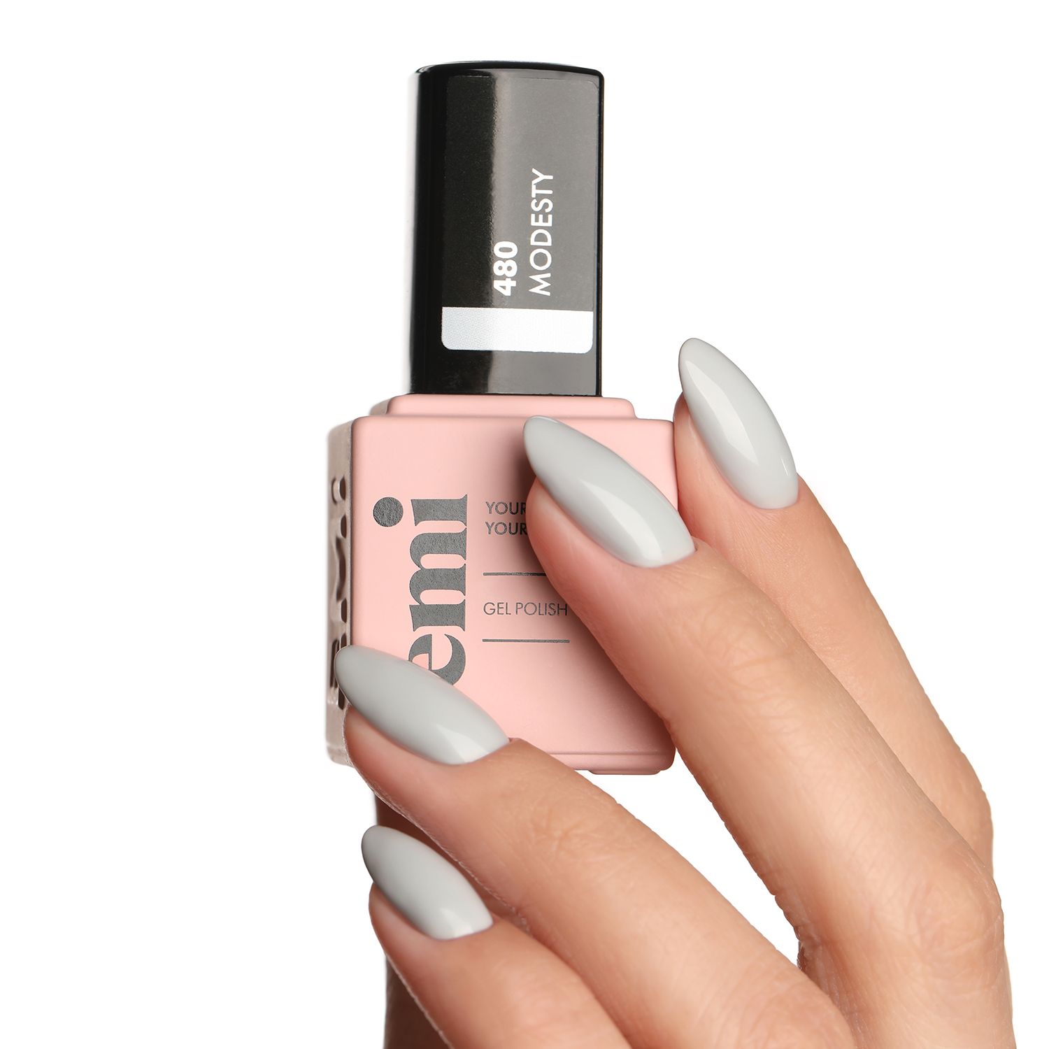 Esmalte permanente 8Free, HemaFree, tono apagado con una ligera neblina grisácea, colección de primavera