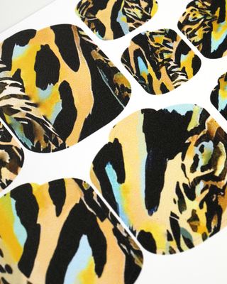 Pedicure nail wraps #6 Hunting season