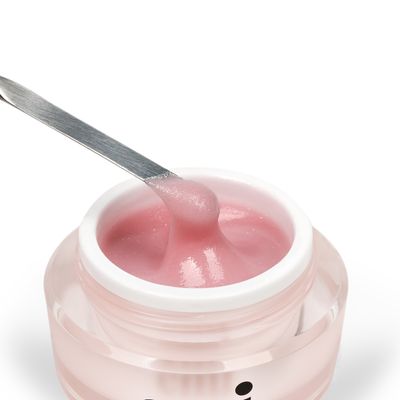 
Acrygel con shimmer, tono rosa
