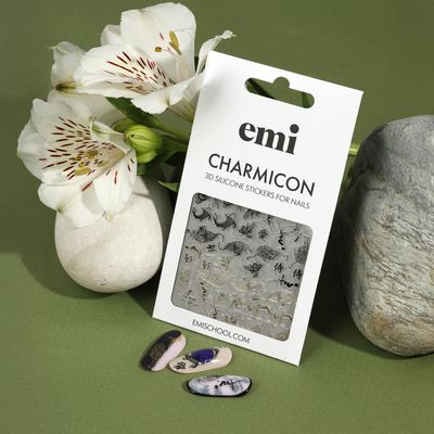 Charmicon 3D Silicone Stickers #254 Eastern Garden