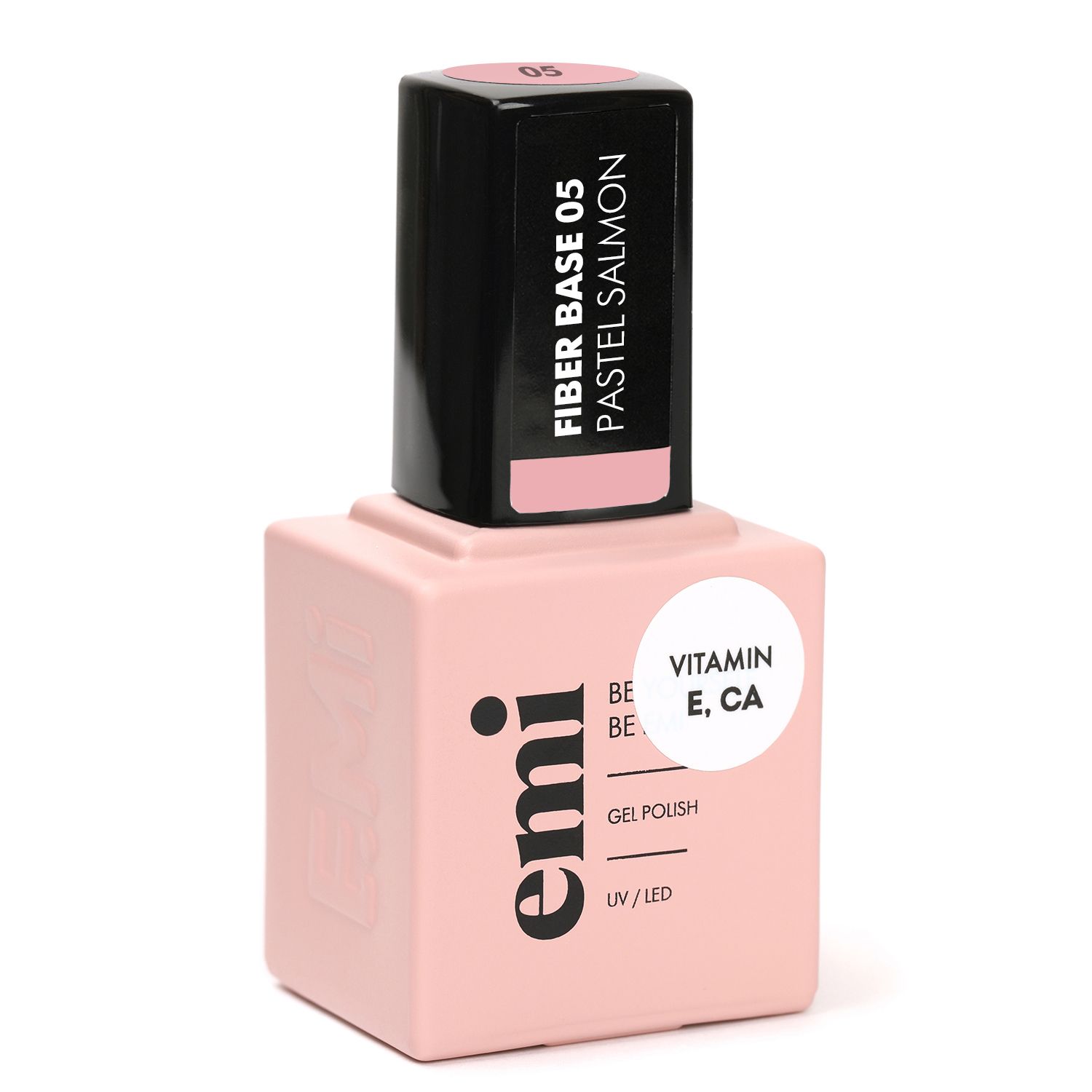 E.MiLac Fiber Base Gel Pastel Salmon #5, 15 ml, Formato: 15 ml