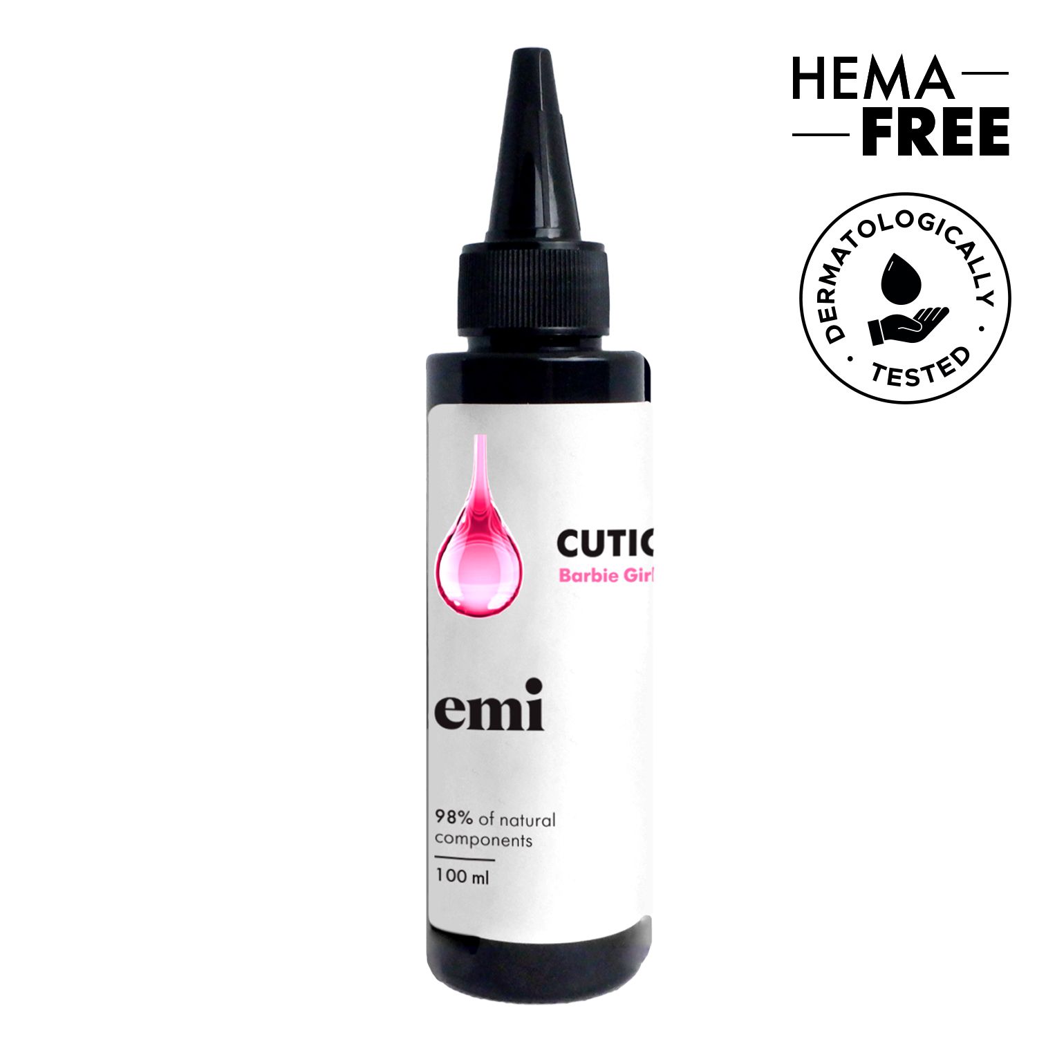 Cuticle Oil Barbie Girl Touch of Nature, 100 ml