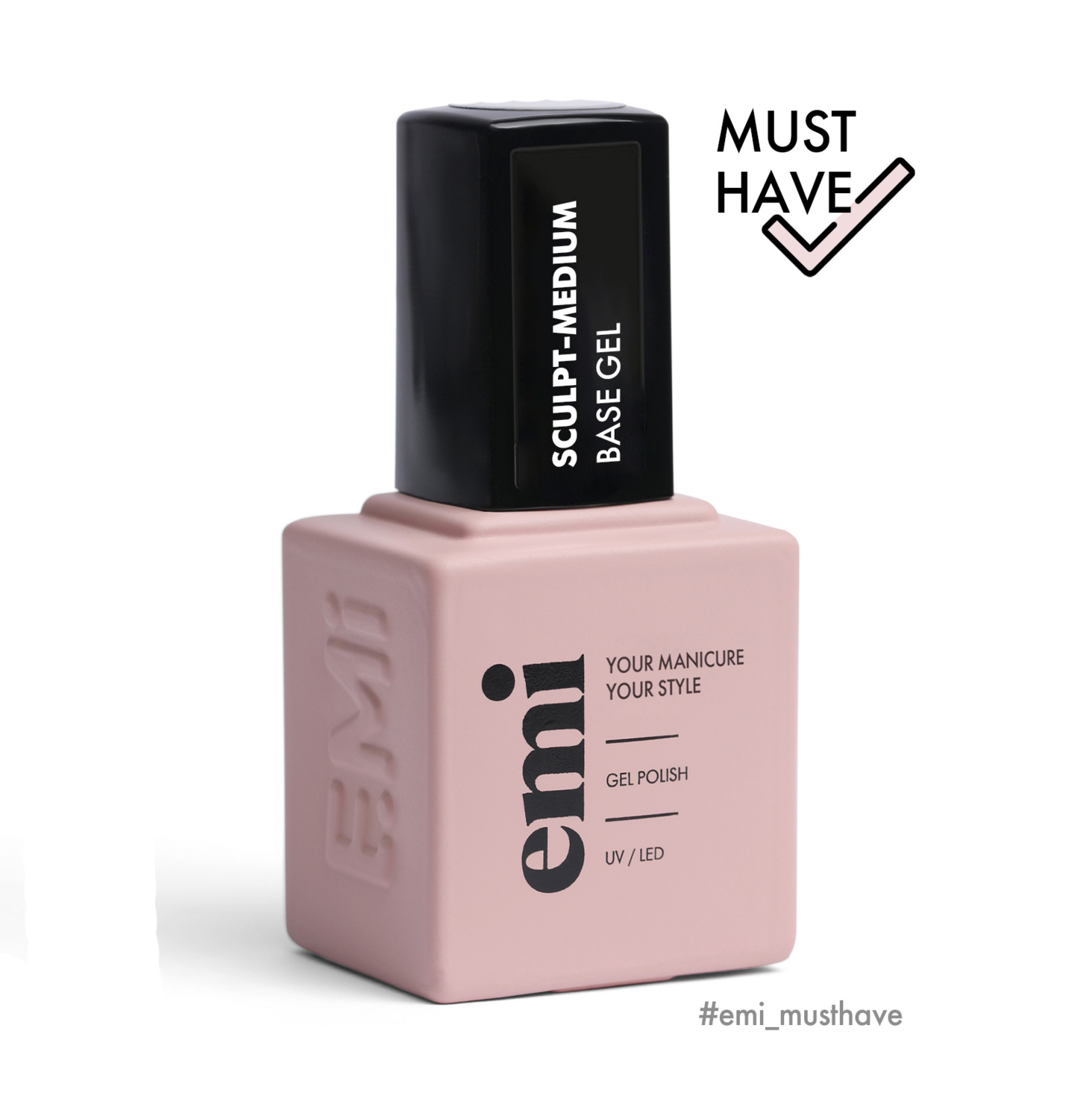 E.MiLac Sculpt-Medium Base Gel, 15 ml