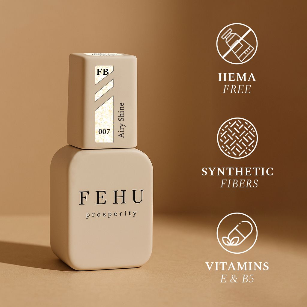 Fiber Base Gel #7 Airy Shine, 12 ml.