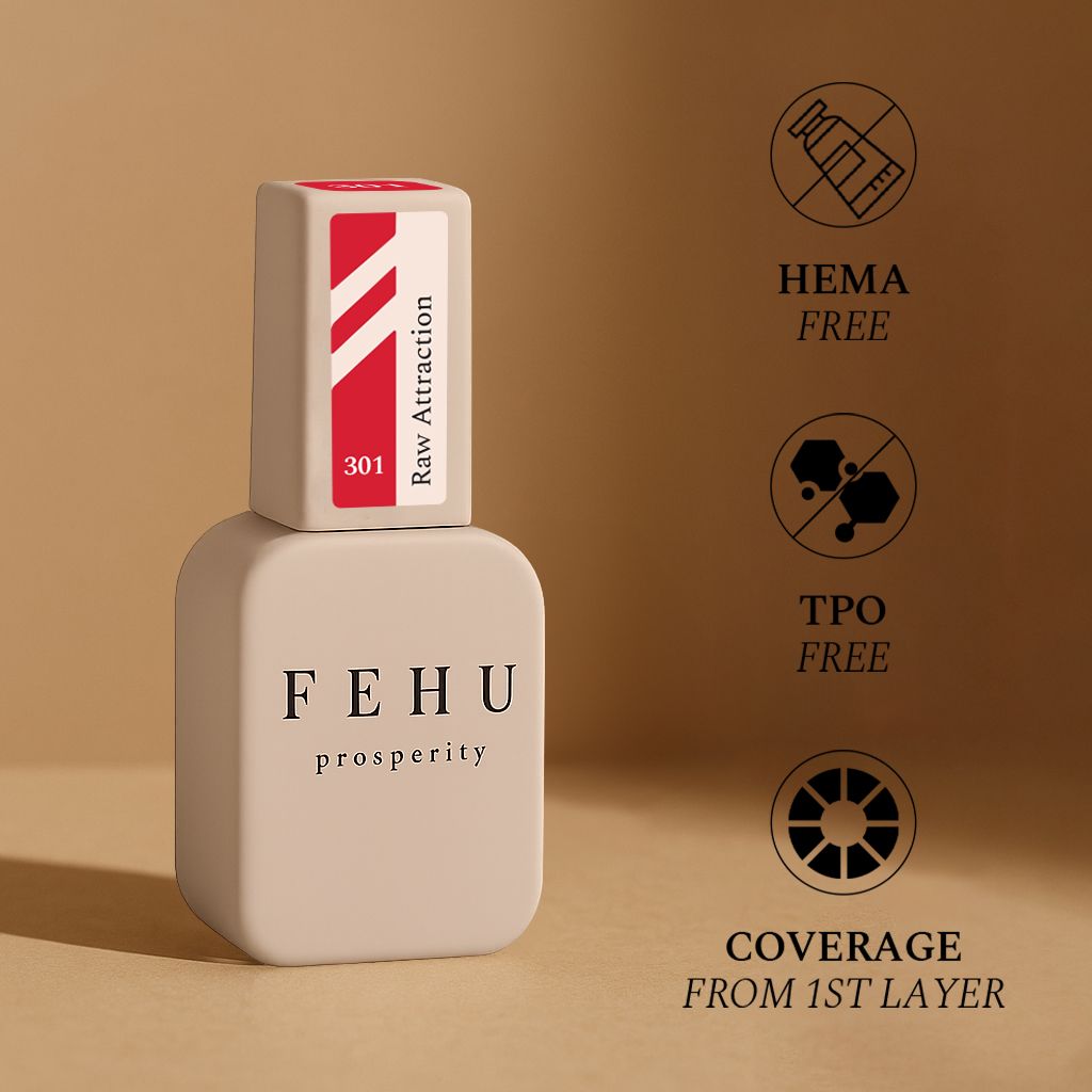 Gel Polish #301 Raw Attraction, 12 ml.