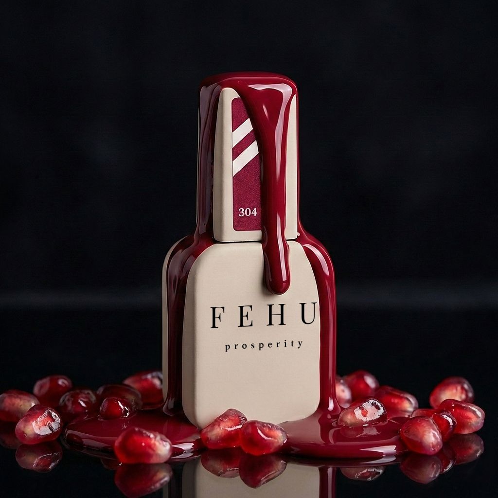 Gel Polish #304 Pomegranate Seeds, 12 ml.