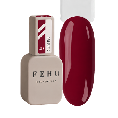 Gel Polish #308 Sinful Red, 12 ml