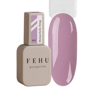 Gel Polish #801 Melancholic Song, 12 ml.
