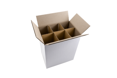 6 Bottle White Stand Up Multi Carton