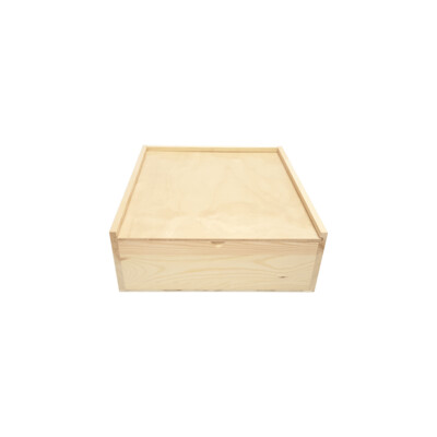 Wooden Box with Aluminium Round insert Boxes with seal through lids 