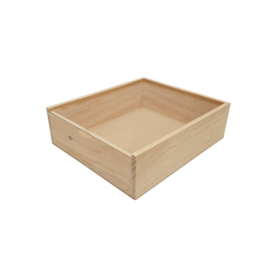 Australian Made perspex lid boxes - 335 x 285 x 100mm
