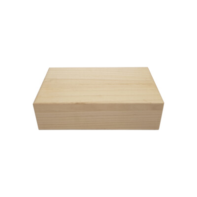 Hinged Paulownia Wood Gift Box - 335 x 185 x 90mm