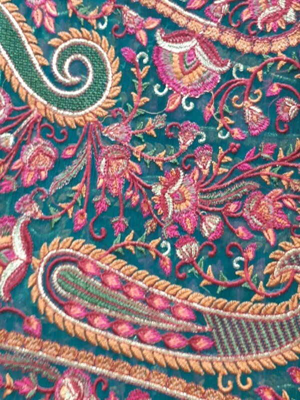 Pashmina heavy embroidery shawls