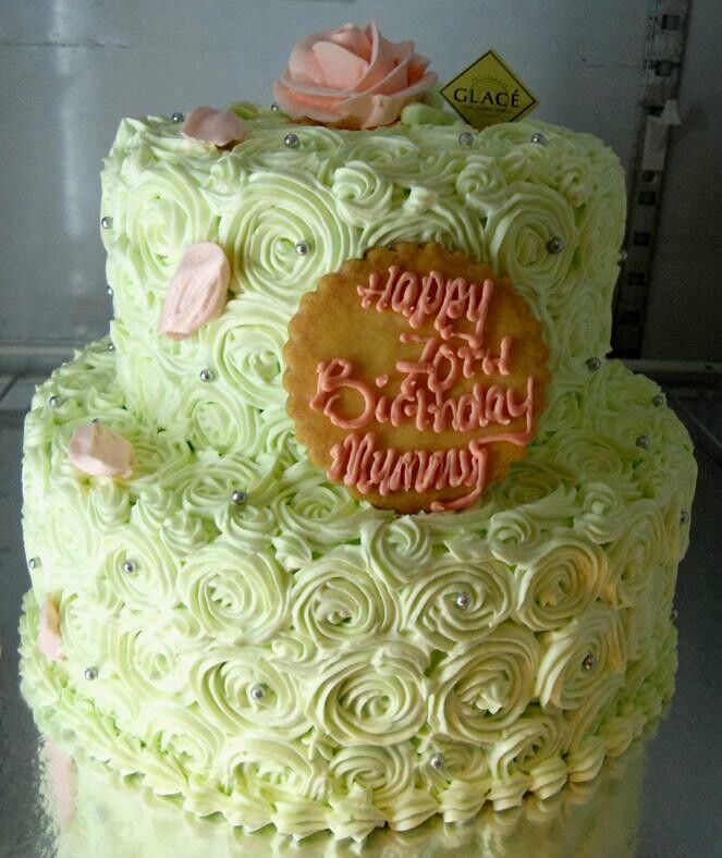 2-Tier Twirly Rose