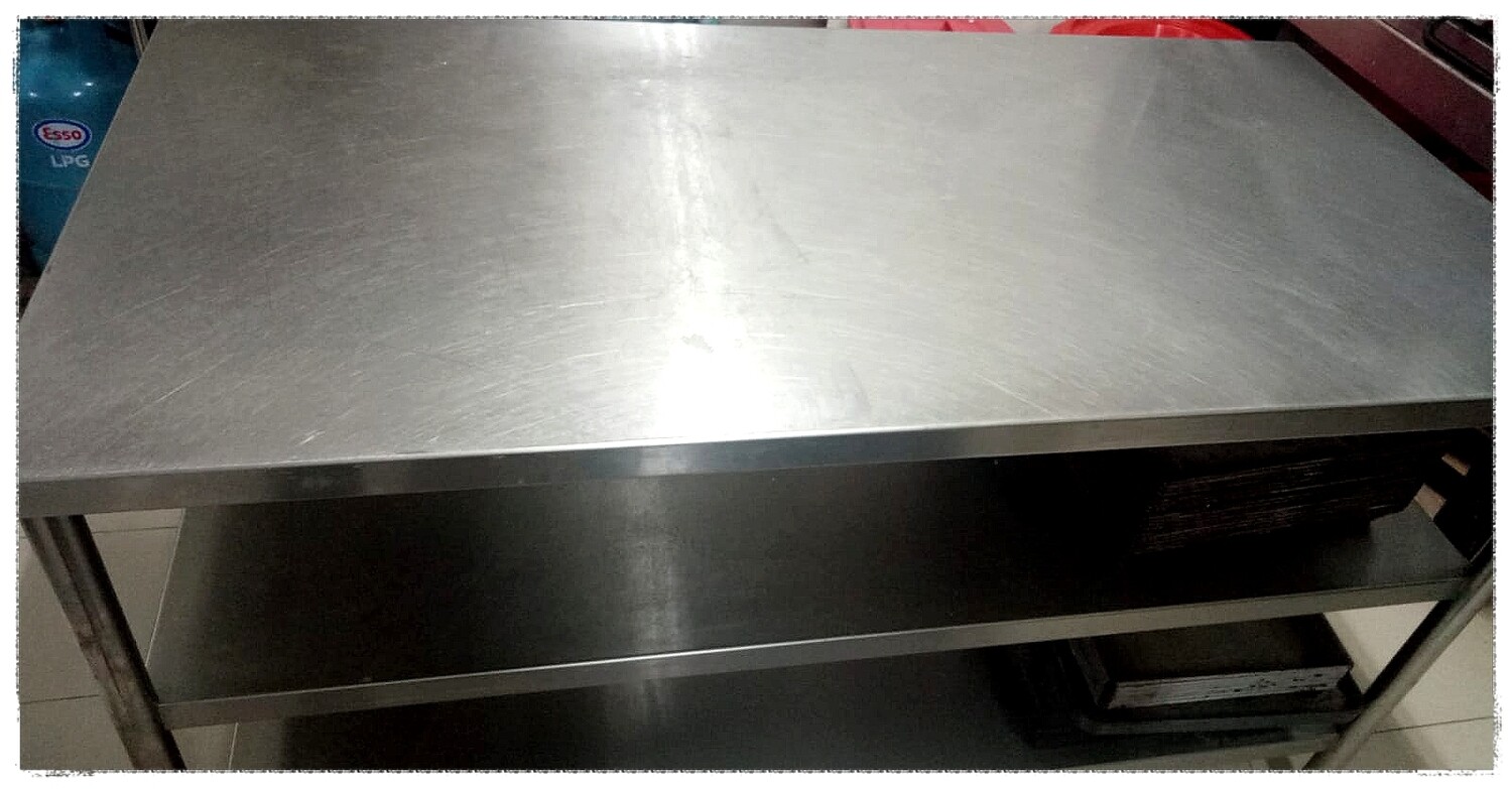 3-Tier Stainless Steel Table