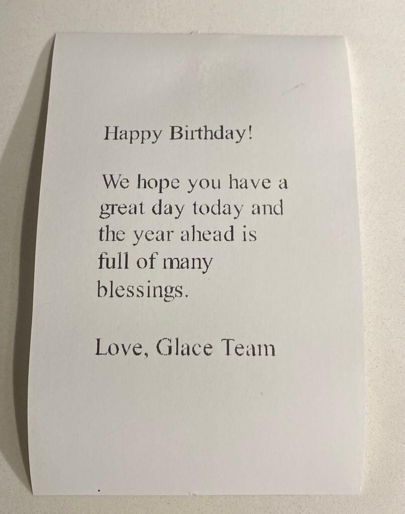 Printed Note