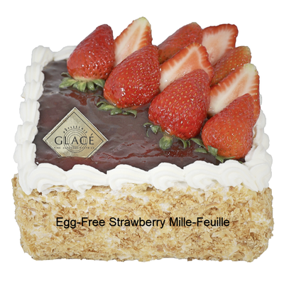 Egg-Free Strawberry Mille Feuille