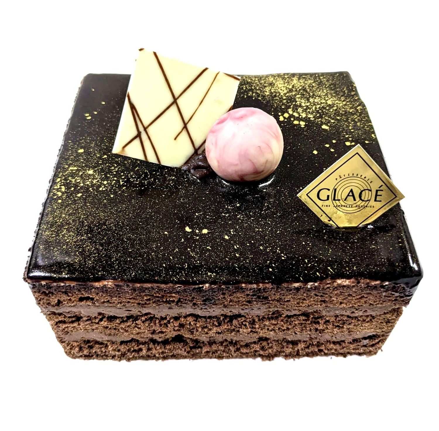 新品】 ハロッズ限定 Glacy chocolatecake It's so easy to fall in