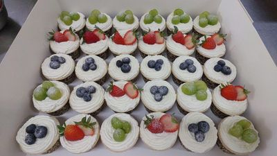 Assorted Fruit Cupcakes