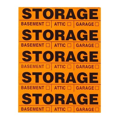 Storage Labels