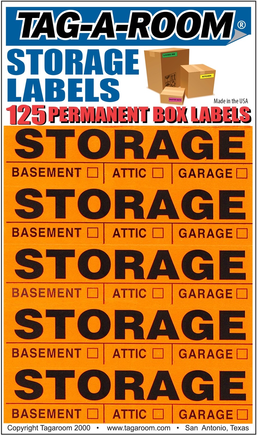 Storage Labels - 125 Count