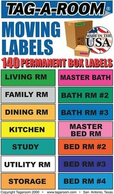 Moving Labels 140 Count