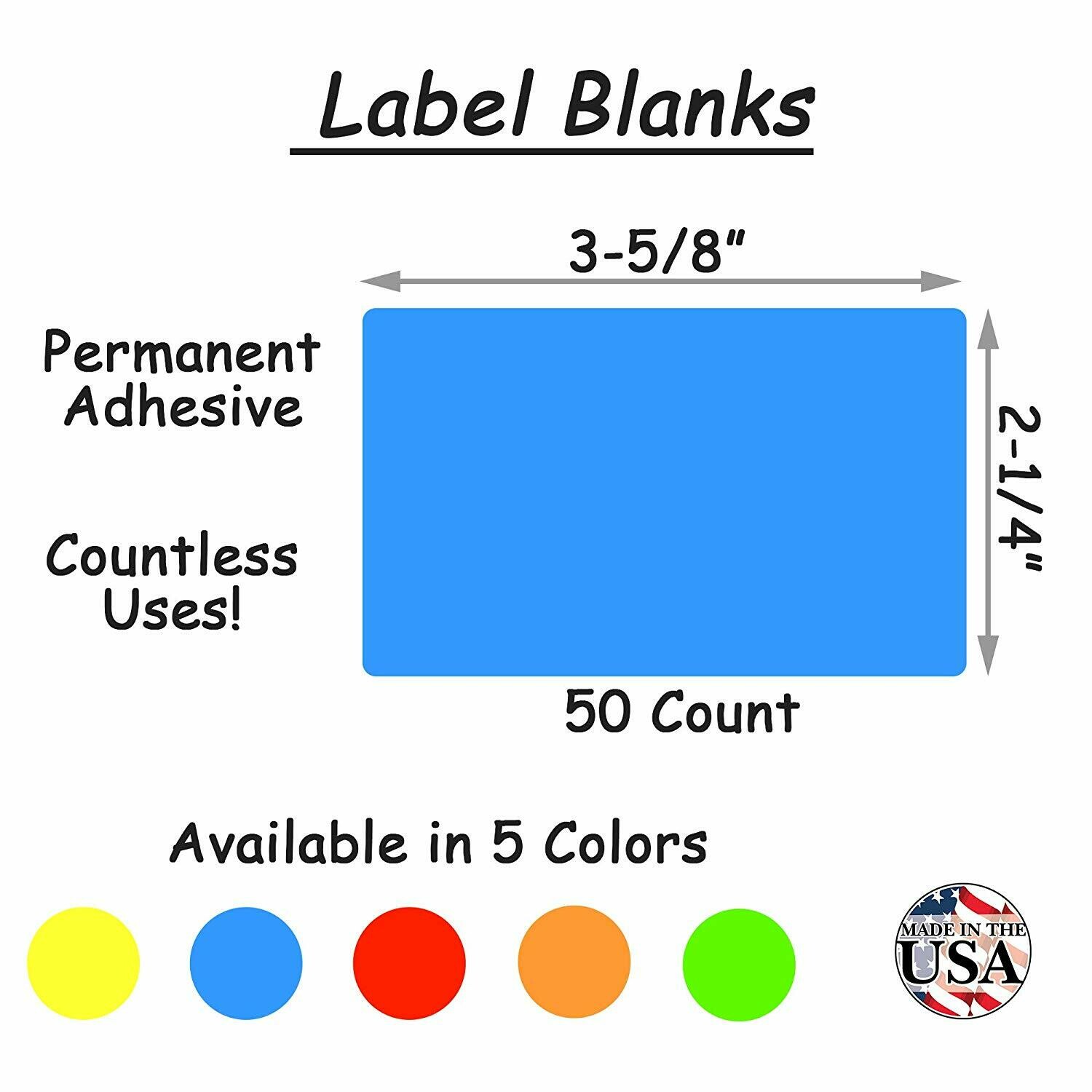 YOULAISHI 3x5 Inch Color Coding Labels - 300 Per Roll, Sky Blue, Printable & Writable - View #5