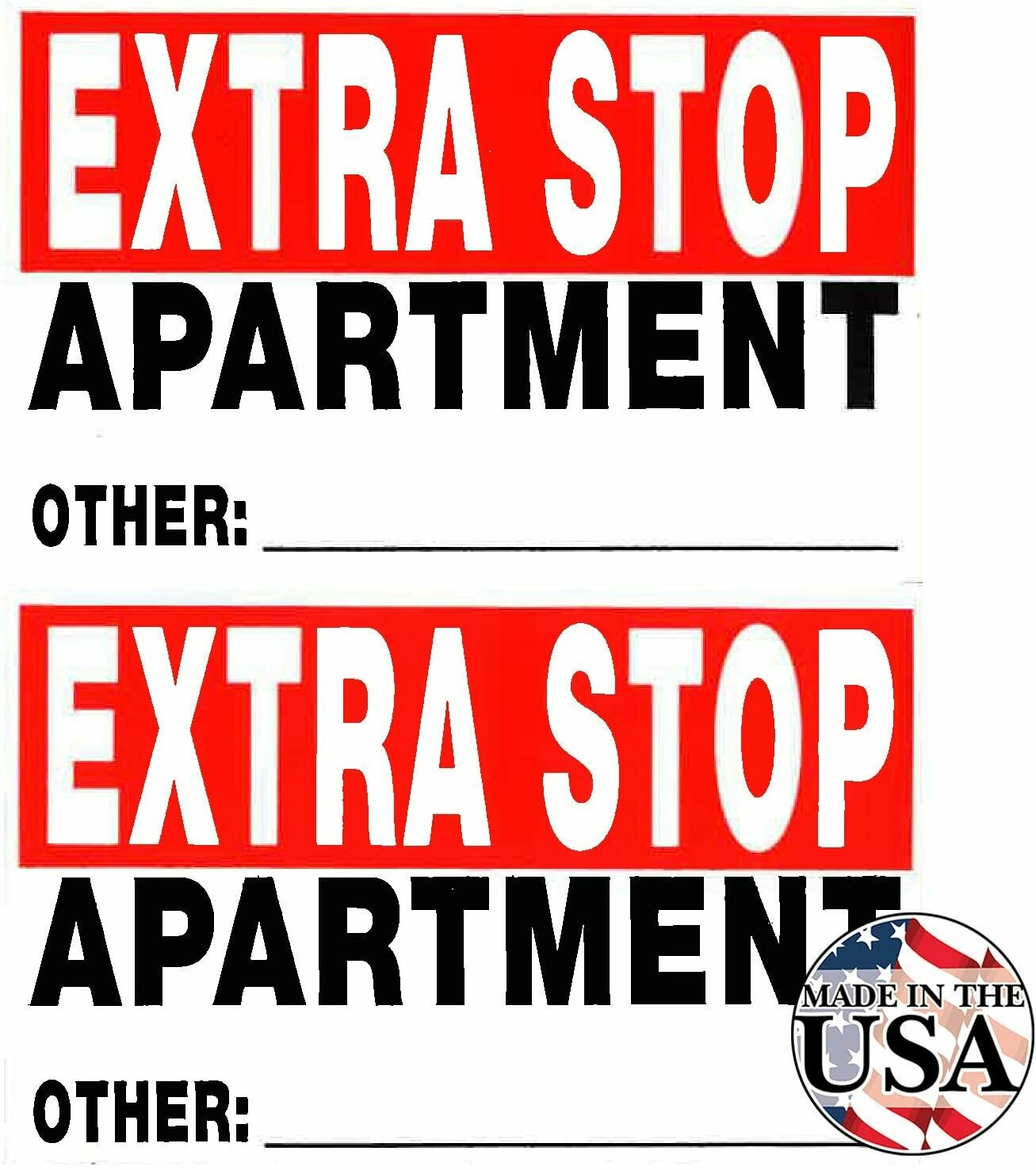 Extra Stop Apartment - 50 Count