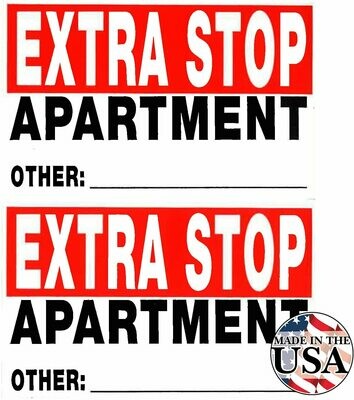 Extra Stop Apartment - 50 Count