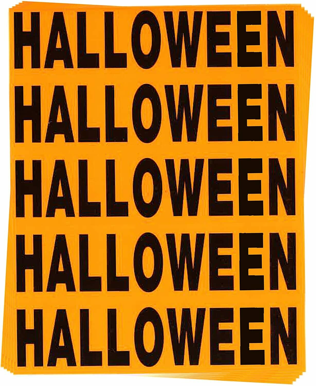 Halloween Color Coded Moving Labels (50 Count)