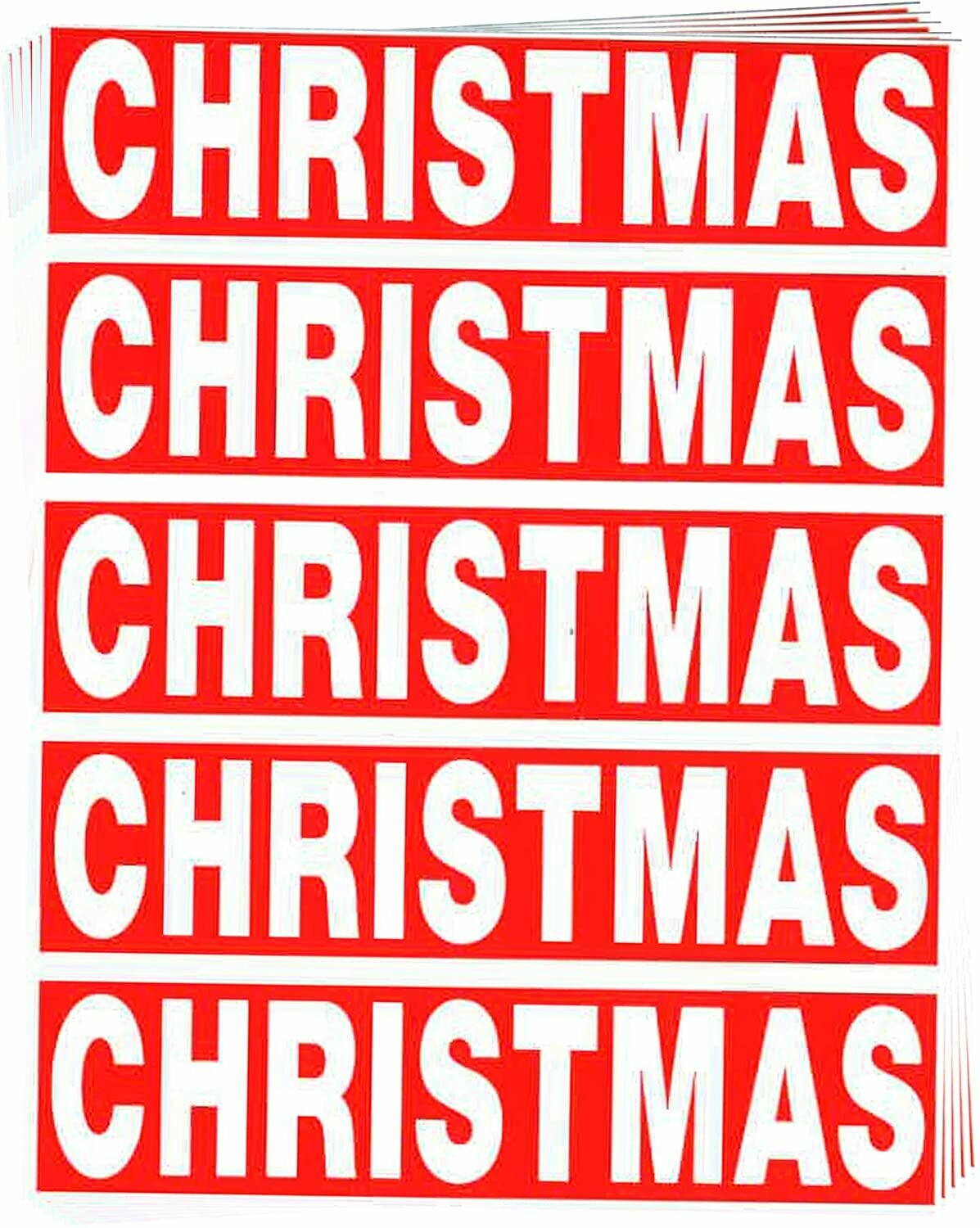 Christmas Color Coded Moving Labels (50 Count)